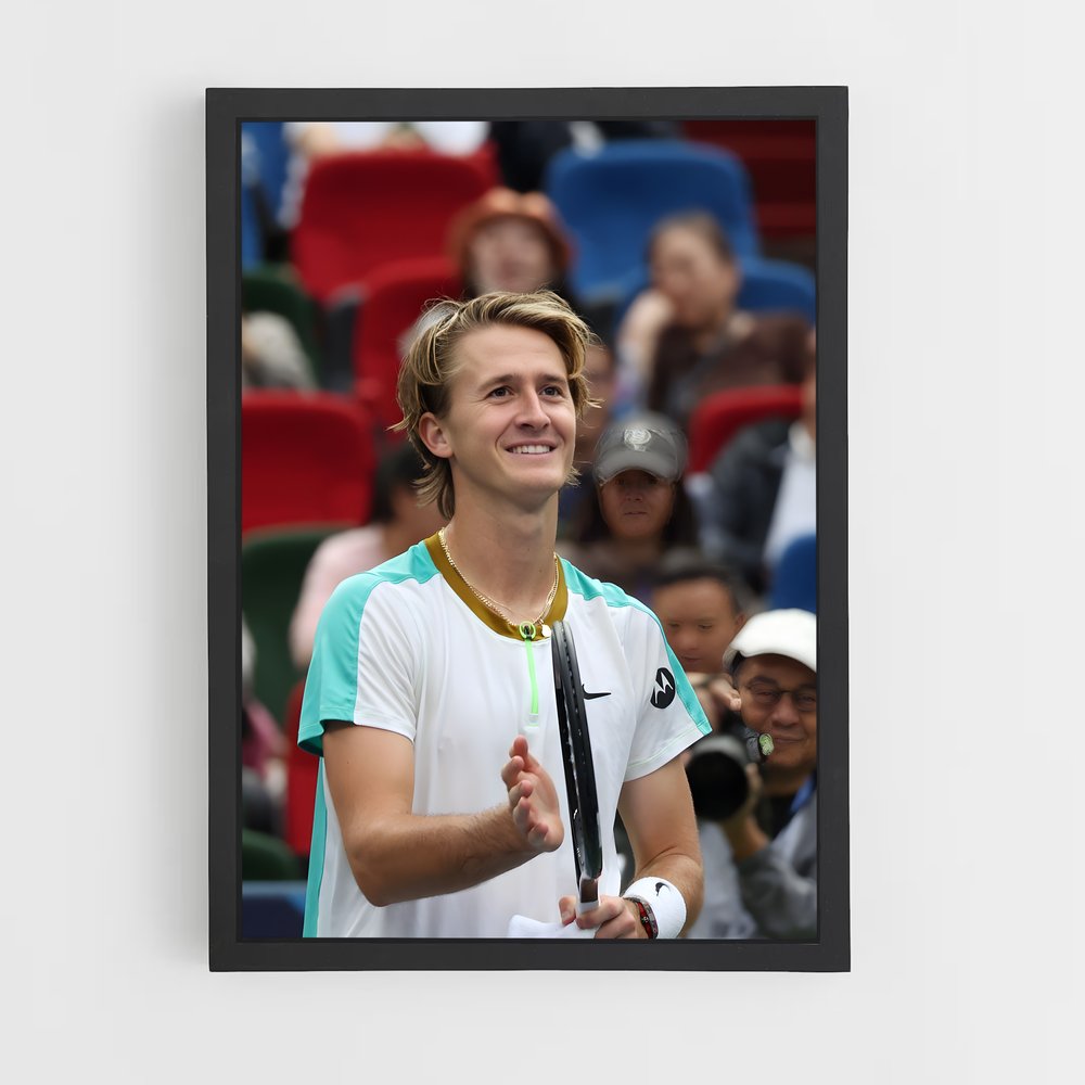 Poster Sebastian de korda – affiche Tennis (vue 2)